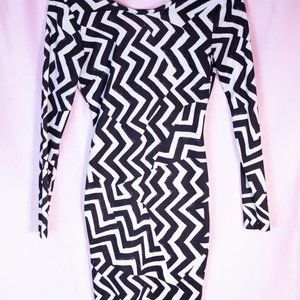 Black and White mini dress